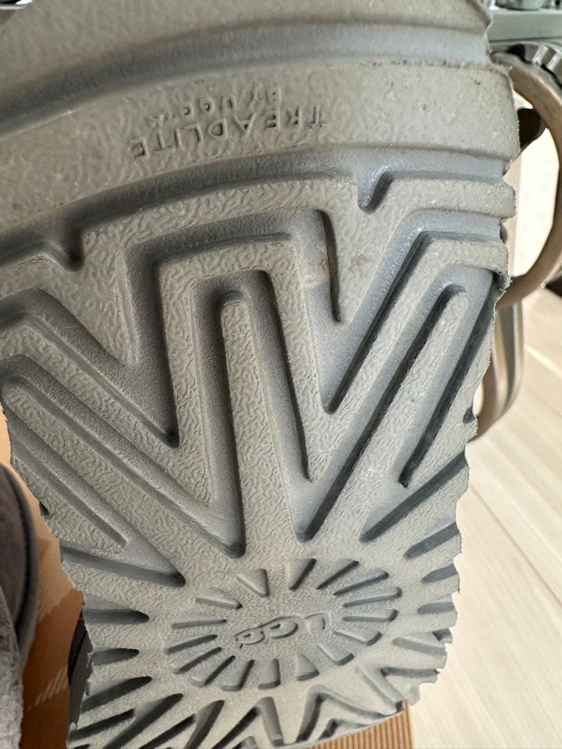 【美品】UGG グレー ムートンブーツ【最終値下げ】