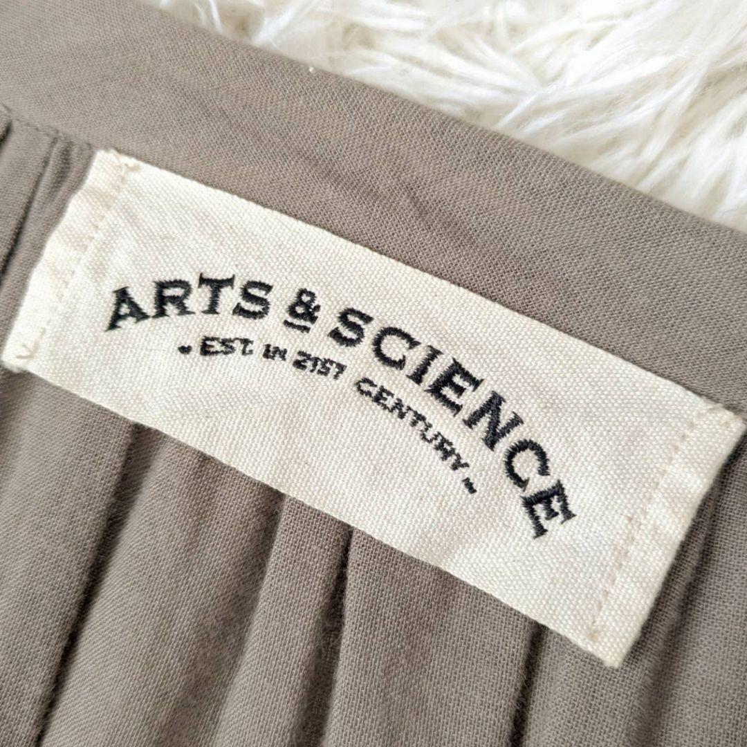 ARTS&SCIENCE【コットン&カシミヤ】長袖チュニック丈ワンピース 春秋冬