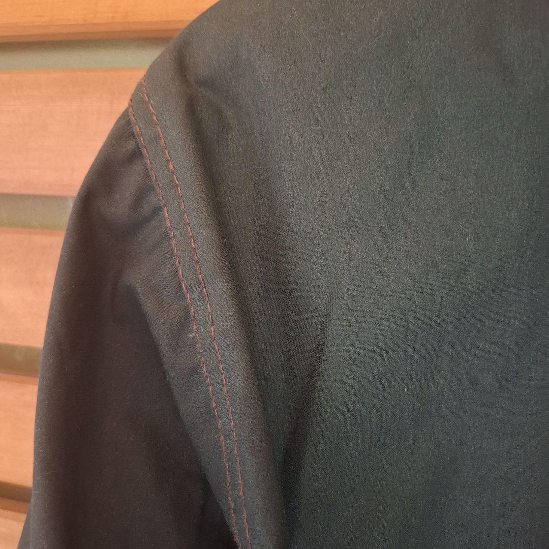 バブアーボーダーネイビーブラウンステッチ稀少!ほぼ新品　00,s 36