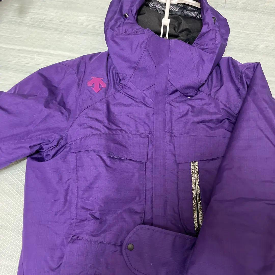 紫色 フード付きスノーボードセット