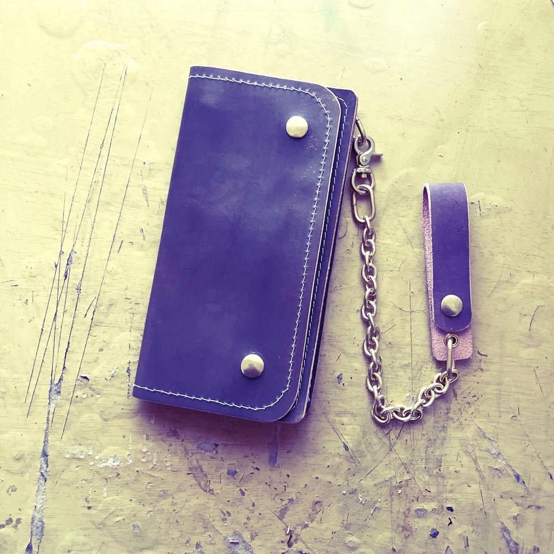 WALDESジッパートラッカーウォレット　トラッカーズウォレット　ブラウン