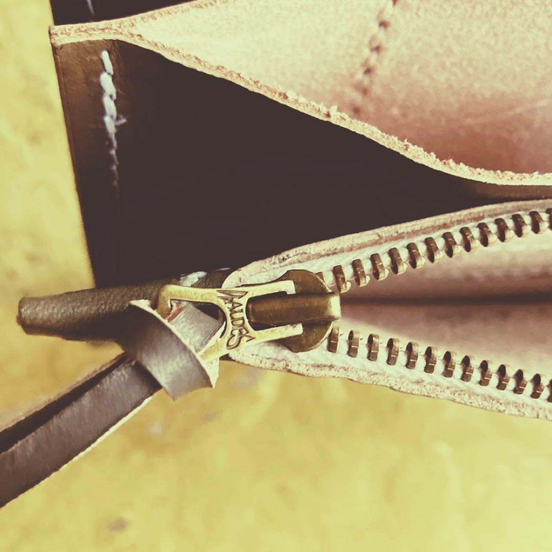 WALDESジッパートラッカーウォレット　トラッカーズウォレット　ブラウン