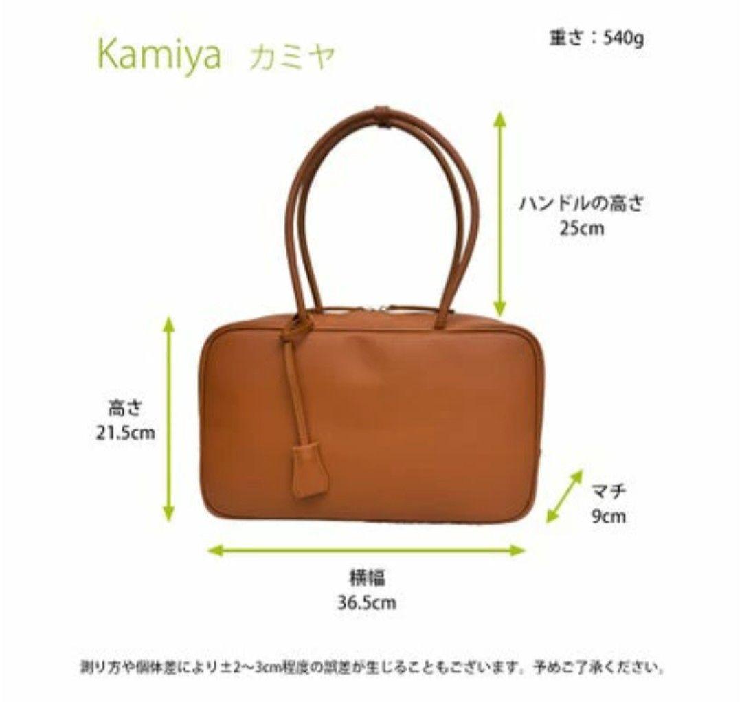 東京百花　本革ボストンバッグ　Kaniya