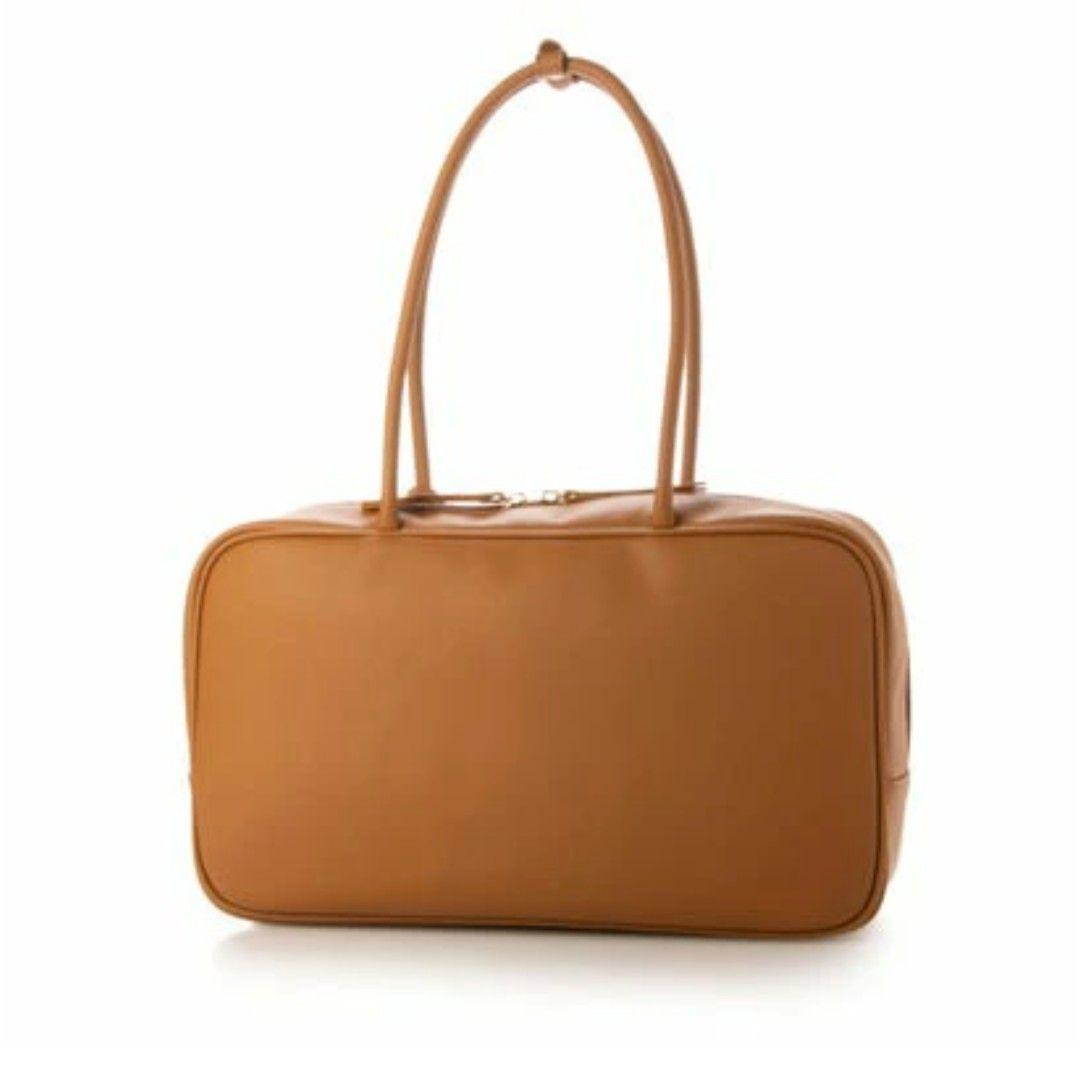 東京百花　本革ボストンバッグ　Kaniya