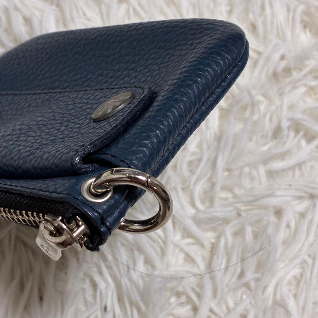 LOMEI LEATHER WORKS 財布　ウォレット　ブルー