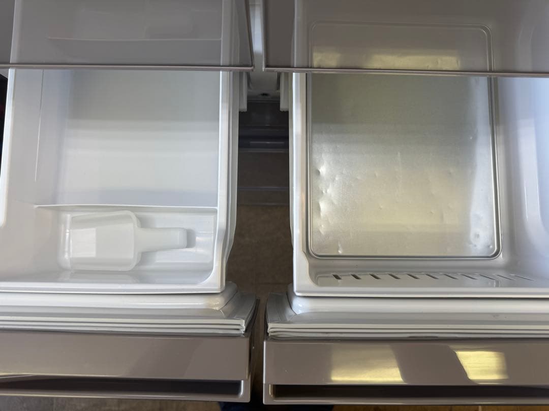 F058 HITACHI 大型冷蔵庫　観音開き　430L 自動製氷