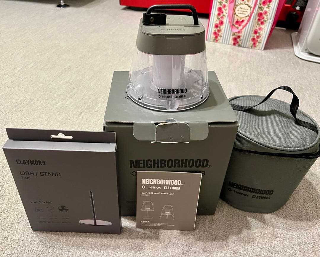 NEIGHBORHOOD CLAYMOR3 充電式LEDランタンHELINOX