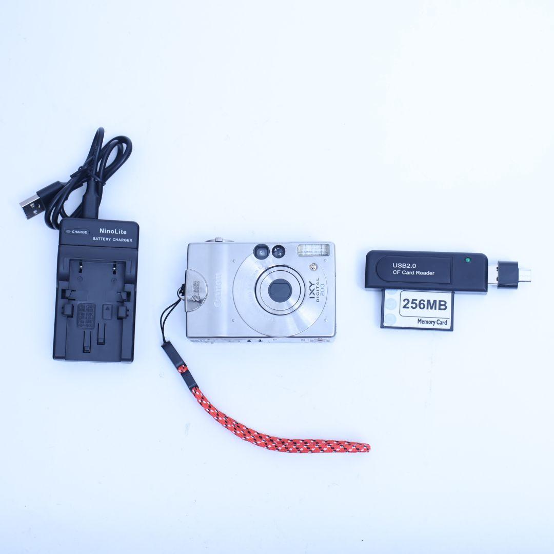 スマホ転送可 デジタルカメラ　Canon IXY DIGITAL200　カード付
