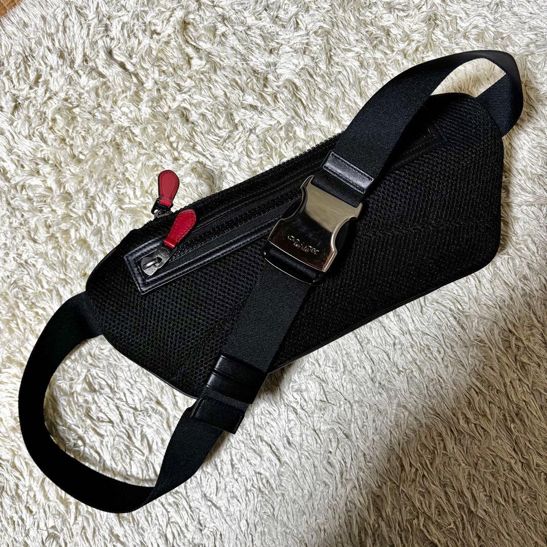 コーチ　ライダー　ベルト　バッグ　ウエストポーチ　シグネチャー　ボディバッグ