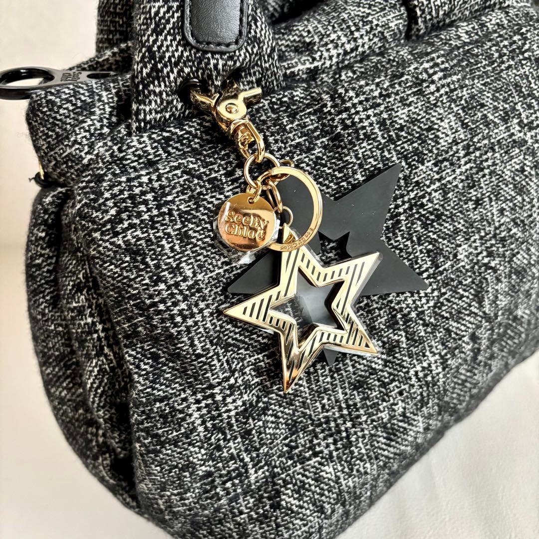 【未使用保管品】【シーバイクロエ】ツイード ジョイライダー 2wayバッグ