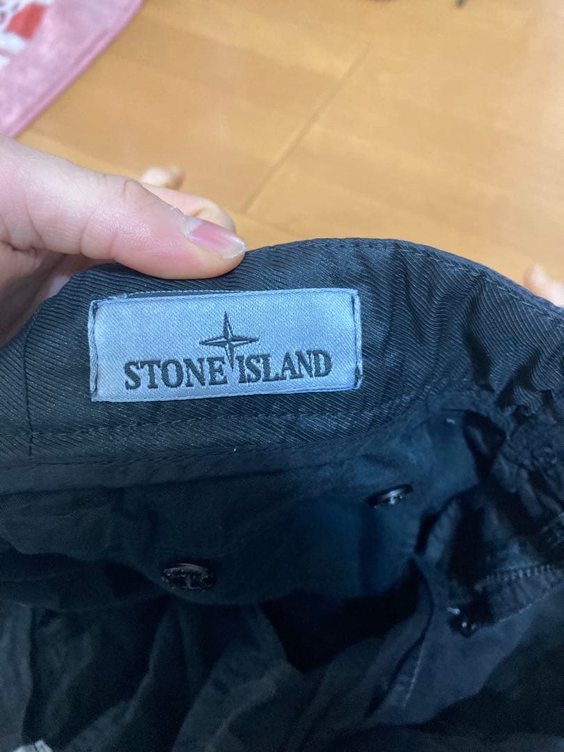 正規品STONE  ブラックカーゴパンツw30