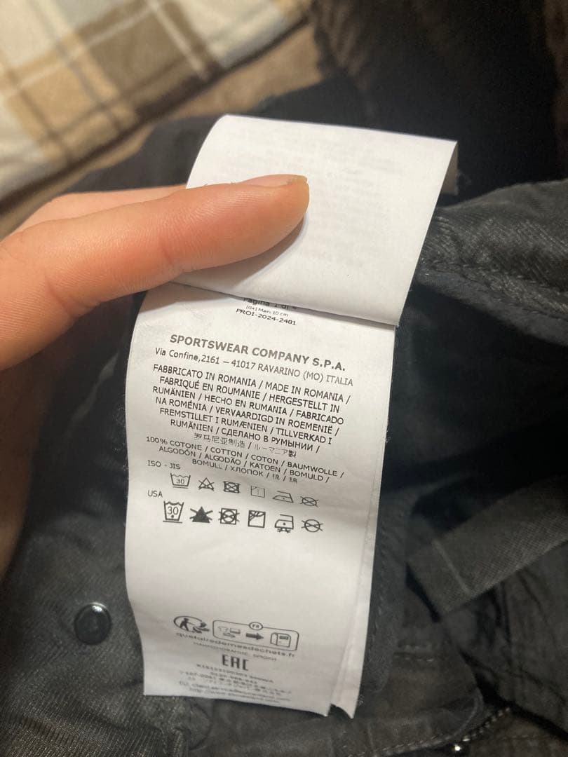 正規品STONE  ブラックカーゴパンツw30