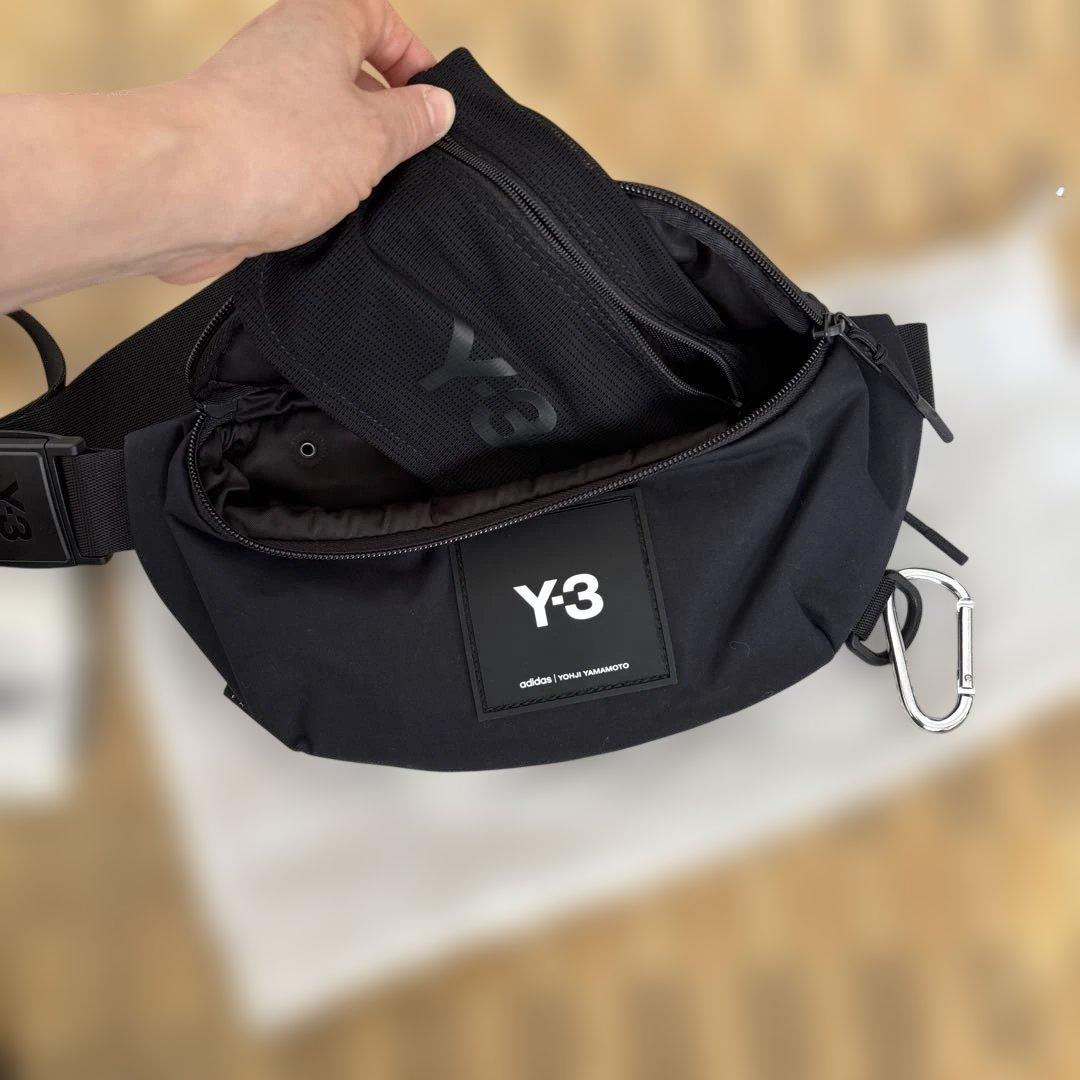 Y-3 コーデュラ ボディバッグ ブラック