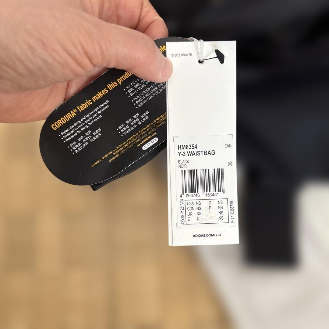 Y-3 コーデュラ ボディバッグ ブラック