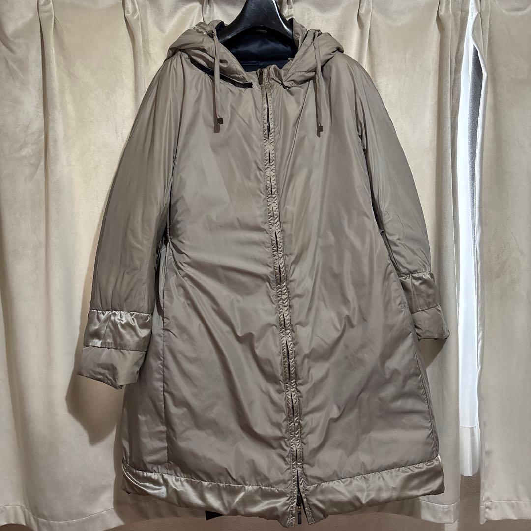 S Max Mara ネイビー ダウンコート　 リバーシブル