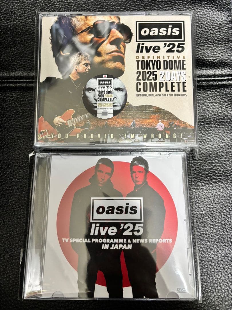 oasis DEFINITIVE TOKYO DOME 2025 新品 特典付き