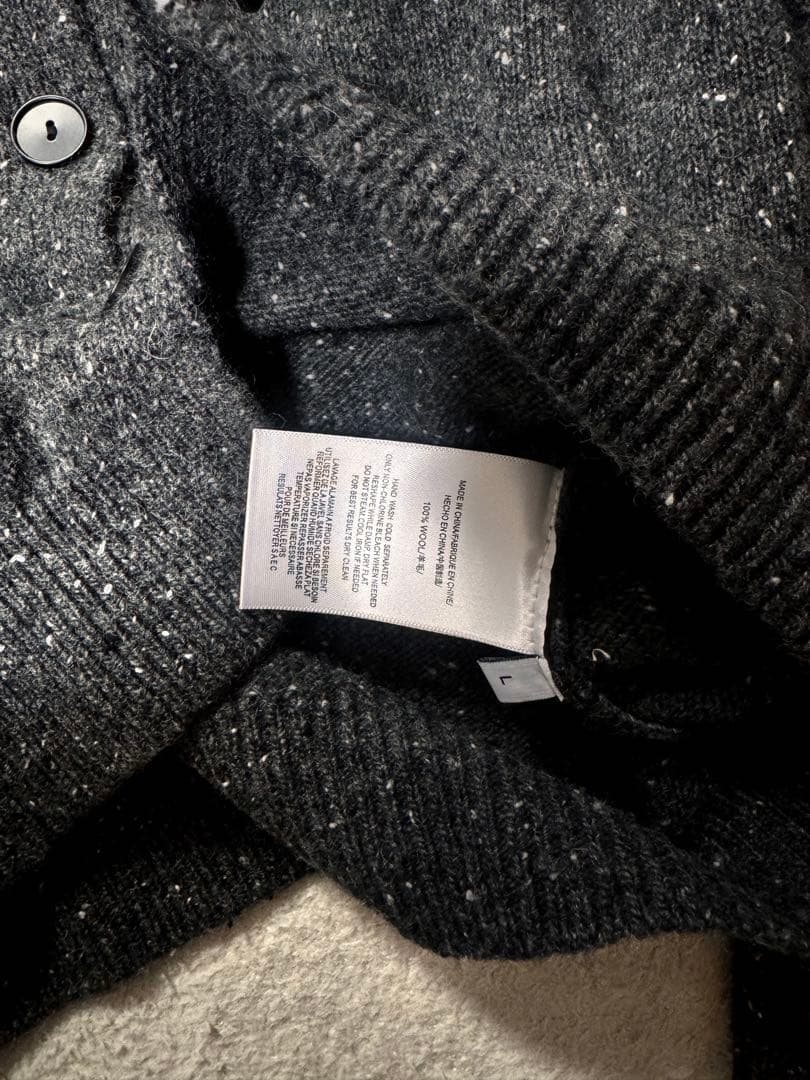 THE ROW ザロウ グレー ウールアカーディガン未使用 L