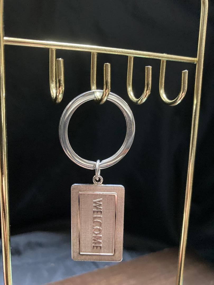 美品 ティファニー ウェルカム キーリング キーホルダー シルバー925