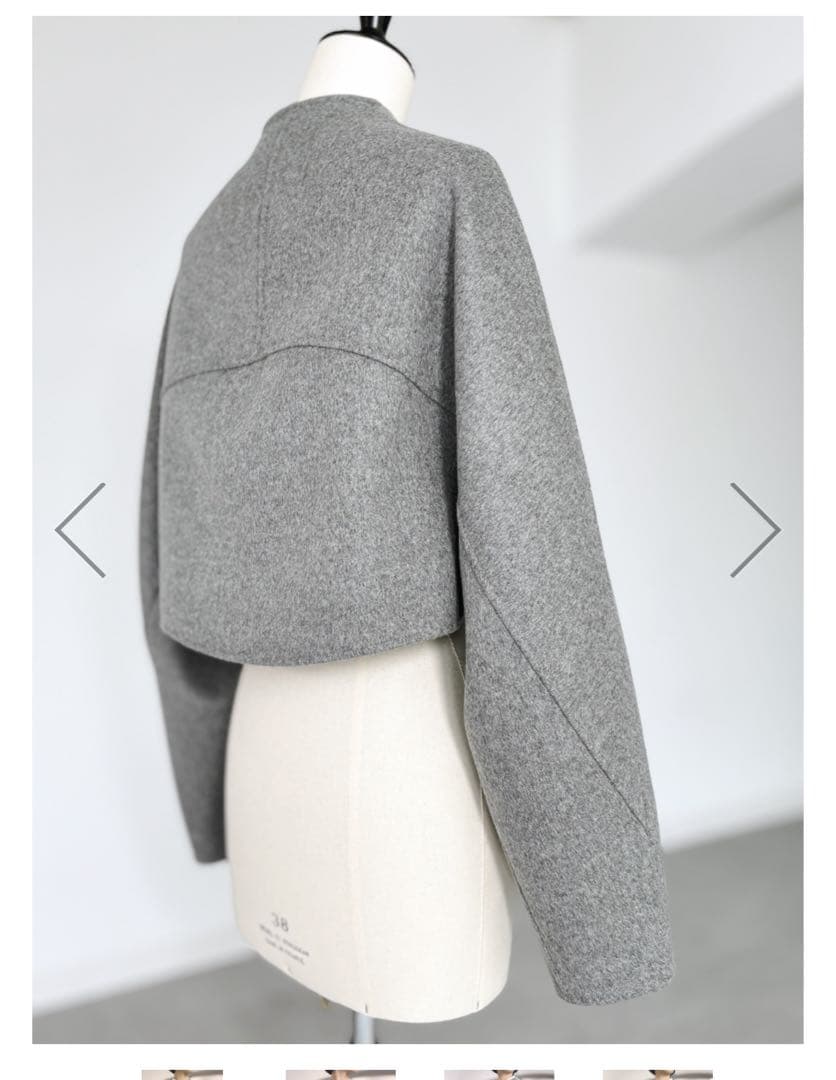 トップス SHE Tokyo Barbara Wool Cashmere gray