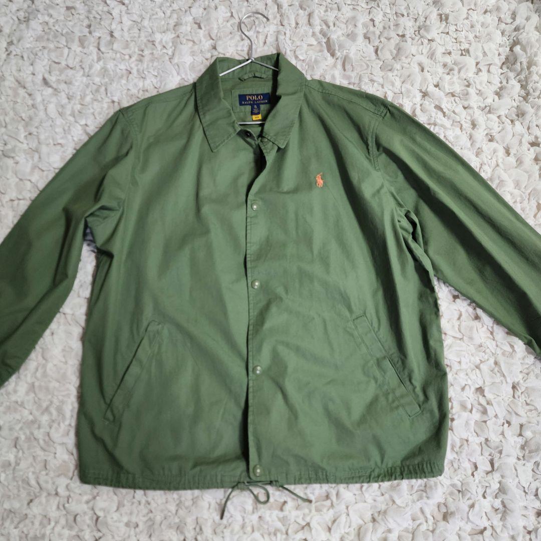 wholigun美品 現行 ポロラルフローレン ポプリン コーチジャケット