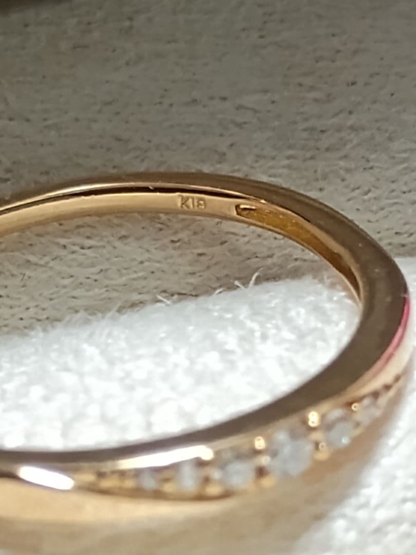 ヴァンドーム青山 K18 イエローゴールド ダイヤモンド リング