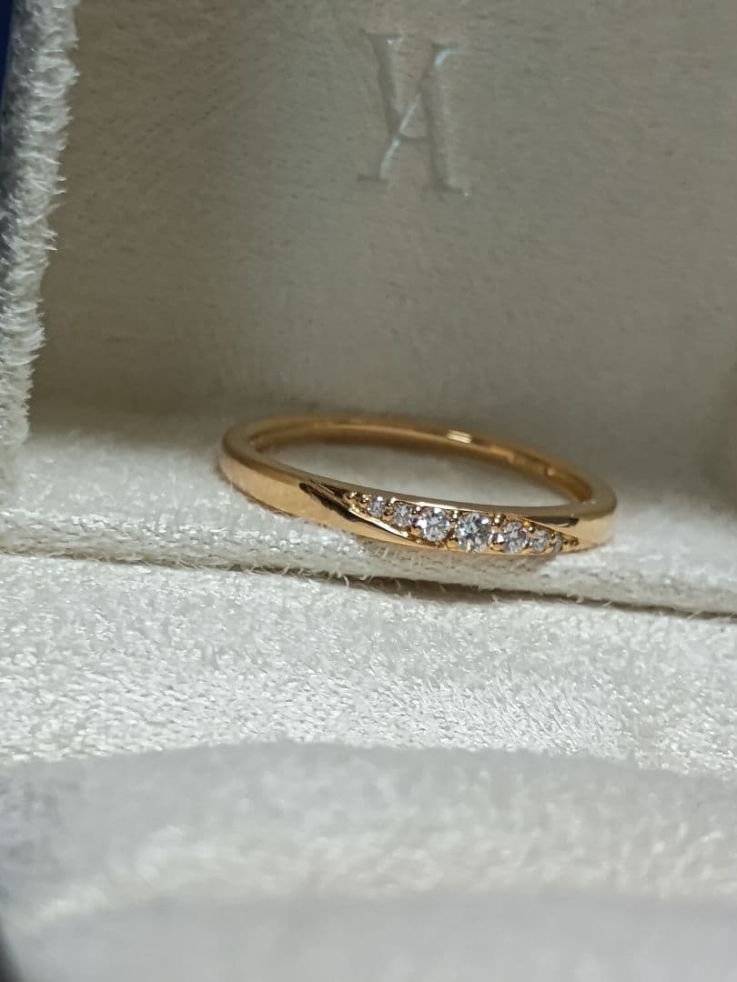 ヴァンドーム青山 K18 イエローゴールド ダイヤモンド リング