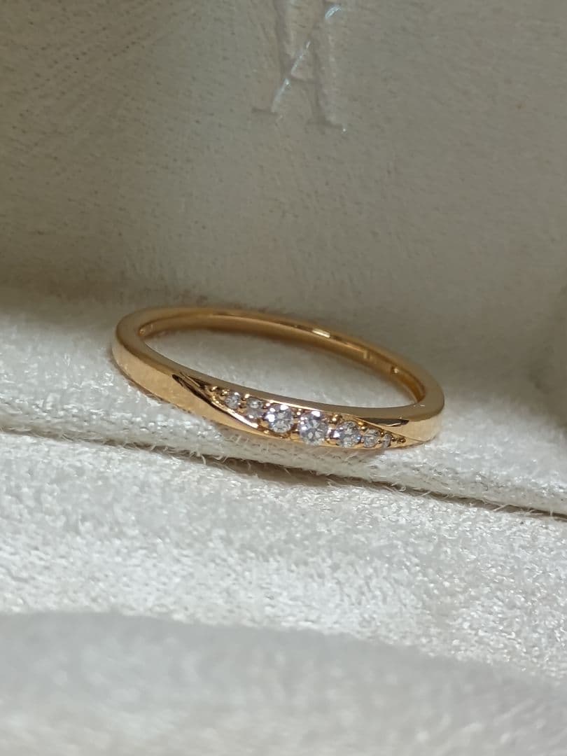 ヴァンドーム青山 K18 イエローゴールド ダイヤモンド リング