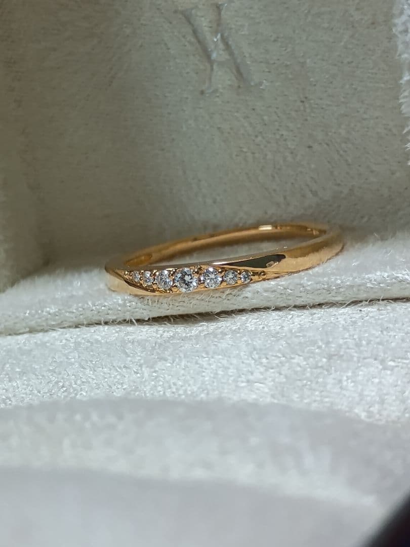 ヴァンドーム青山 K18 イエローゴールド ダイヤモンド リング