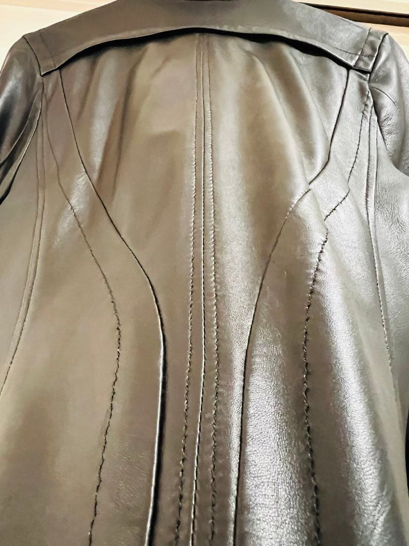 EKAM シングル ライダース ジャケット 羊革 S