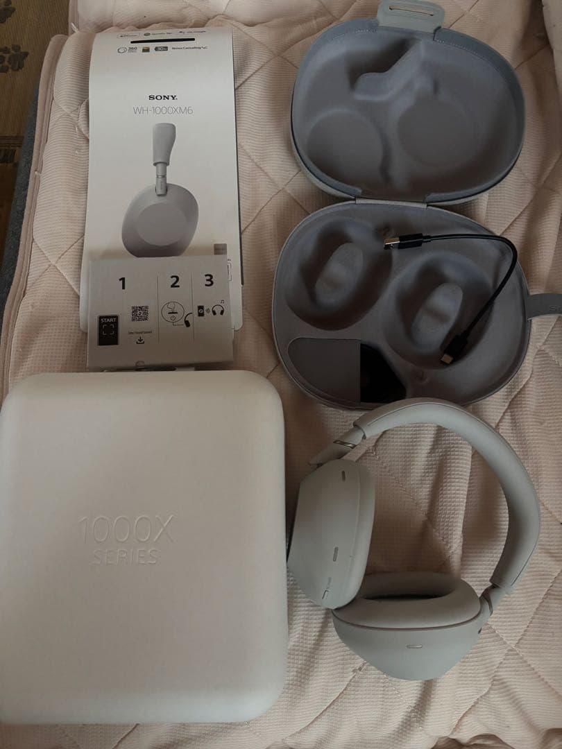 SONY WH-1000XM6 ワイヤレスヘッドホン プラチナシルバー