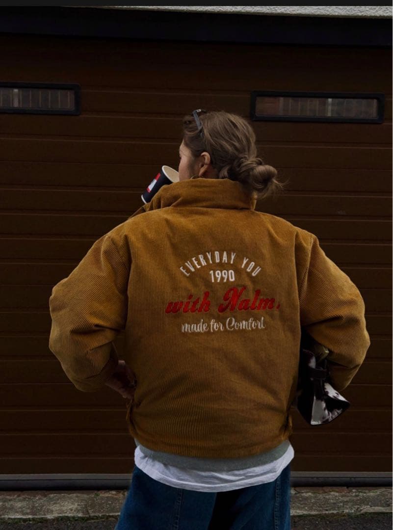 【新品未使用】nalm. REVERSIBLE LOGO DOWN JACKET