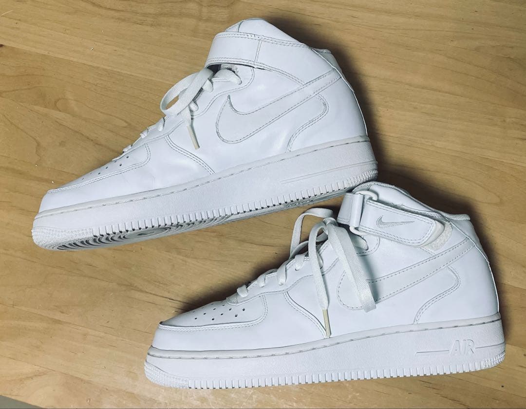NIKE AIR FORCE 1 MID ホワイト 27cm
