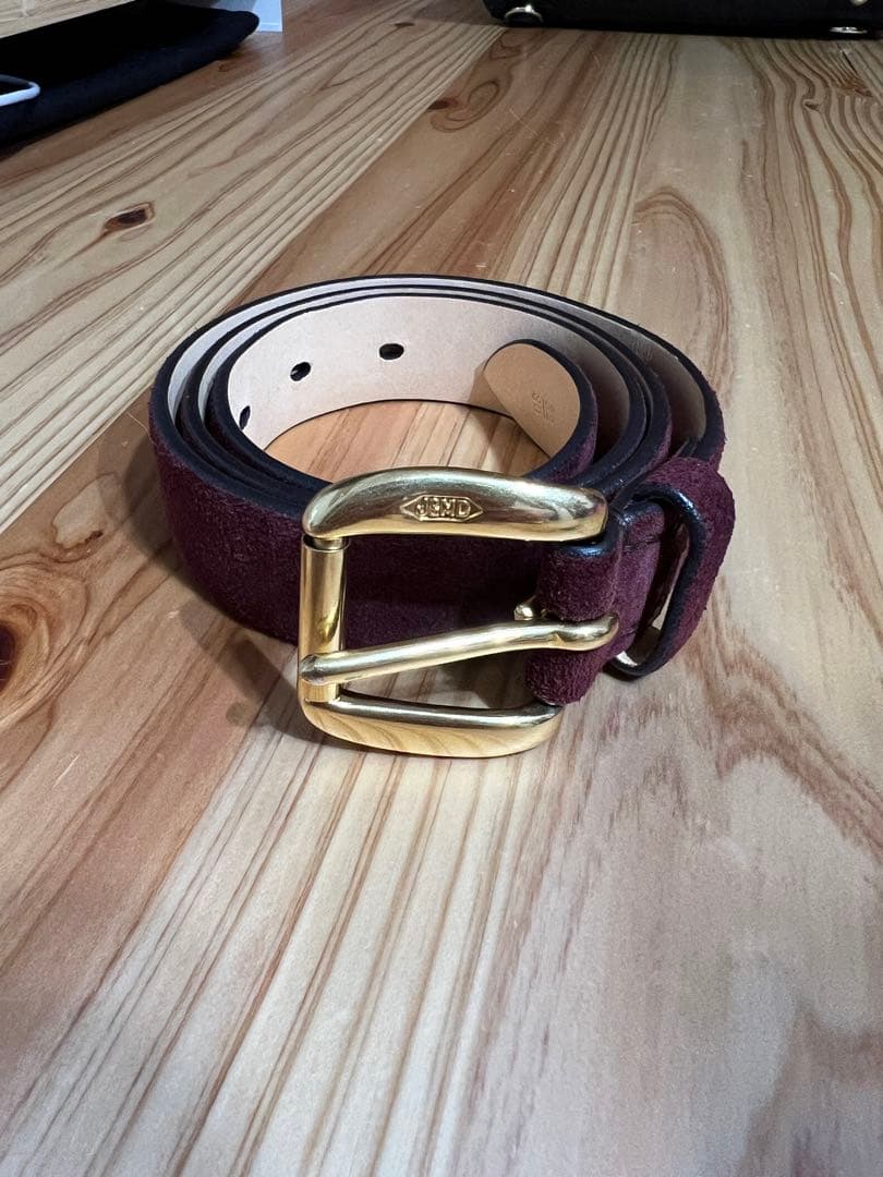 J&M DAVIDSON スエードベルト