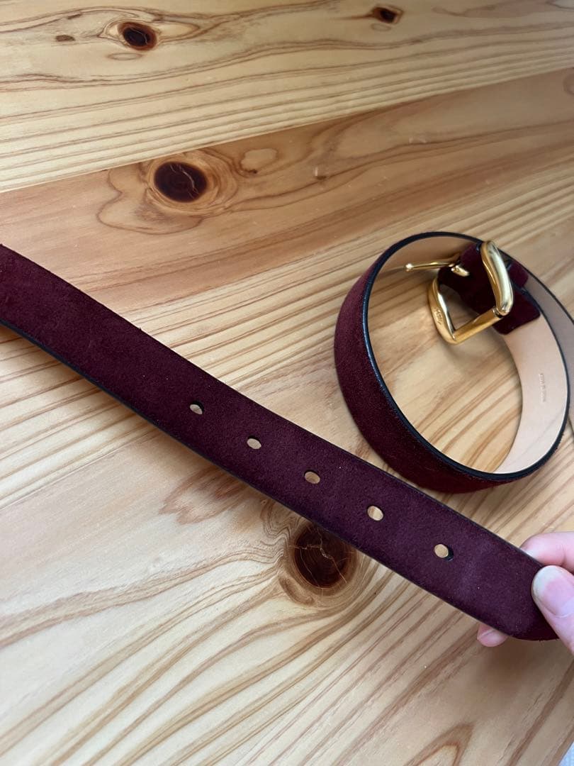 J&M DAVIDSON スエードベルト