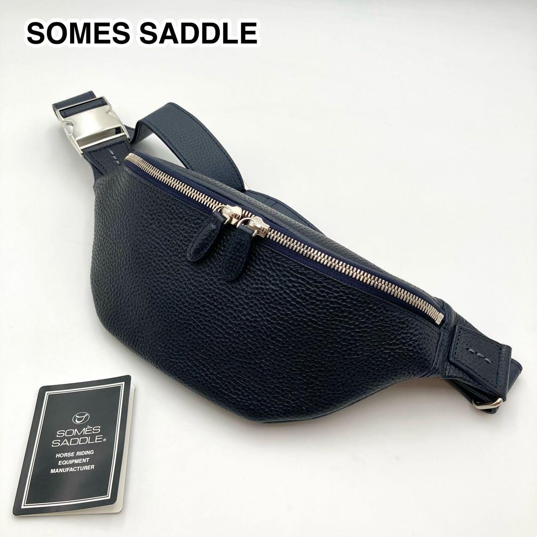 しんしん✨ソメスサドル ギャロップ ウエストポーチ バッグ GL-09 紺