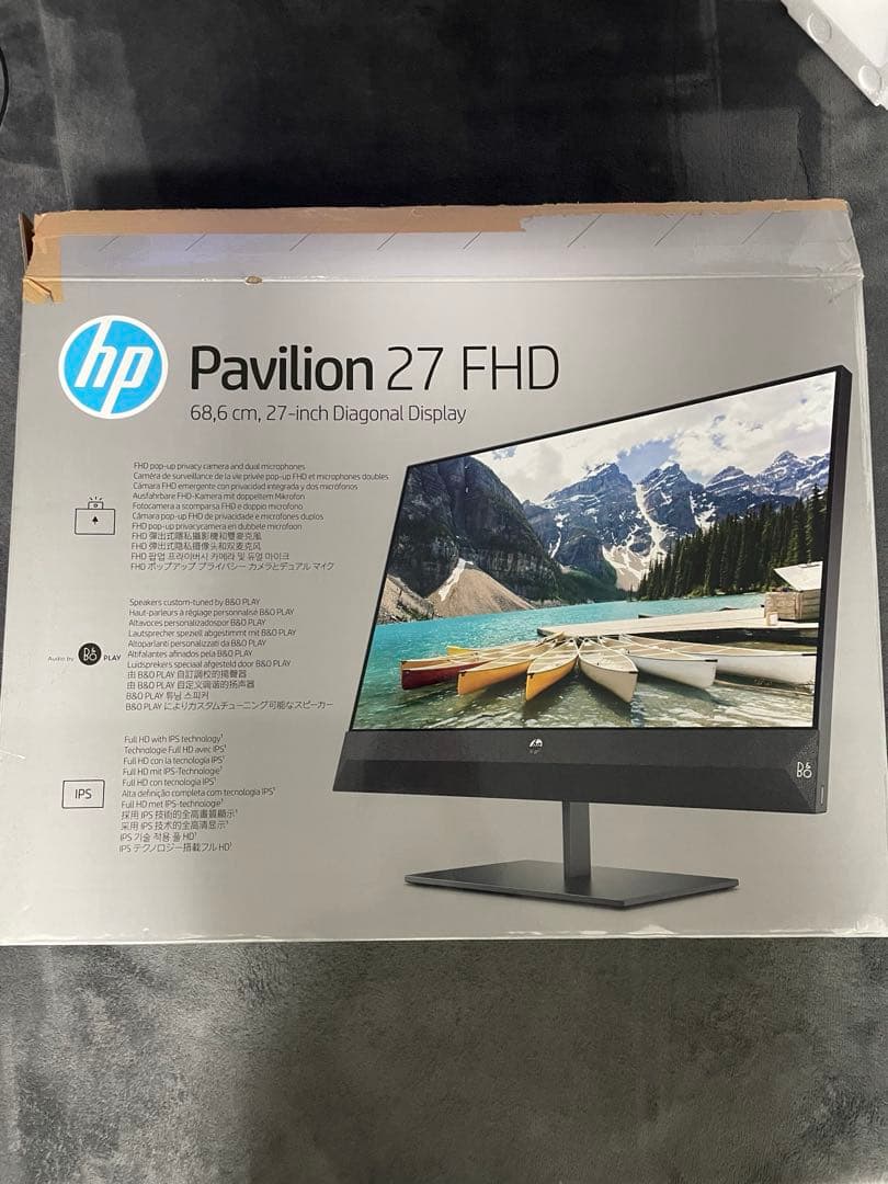【今日まで】hp Pavilion 27 FHD ディスプレイ