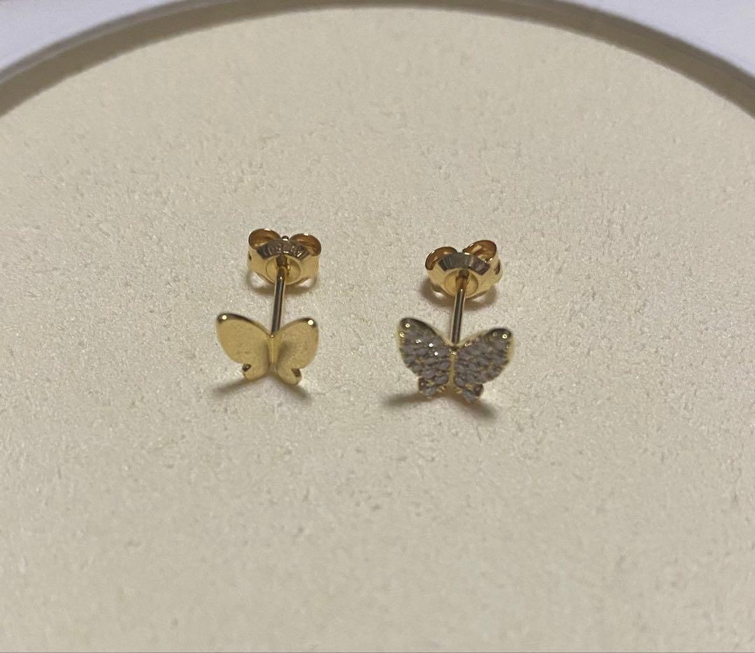 AHKAH パピヨンブリリアンピアス・パヴェピアス セット