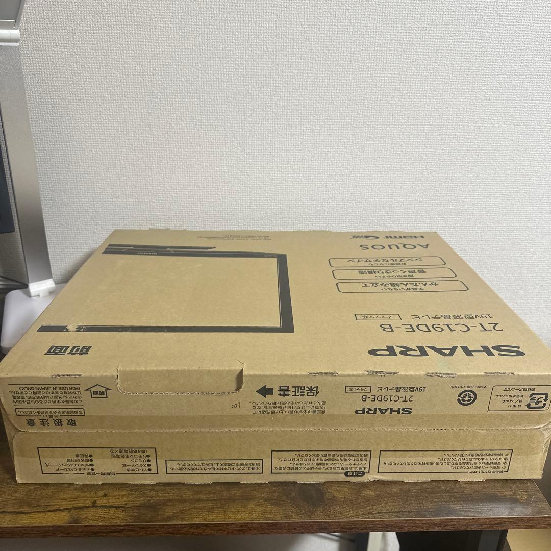 sharp 2T-C19DE-B 19インチ テレビ