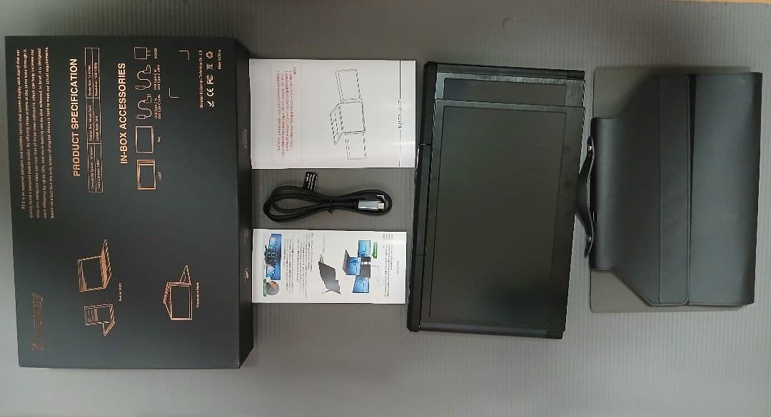 【美品】Kwumsy製 ノートPC用 トリプルモニター 12インチ FHD