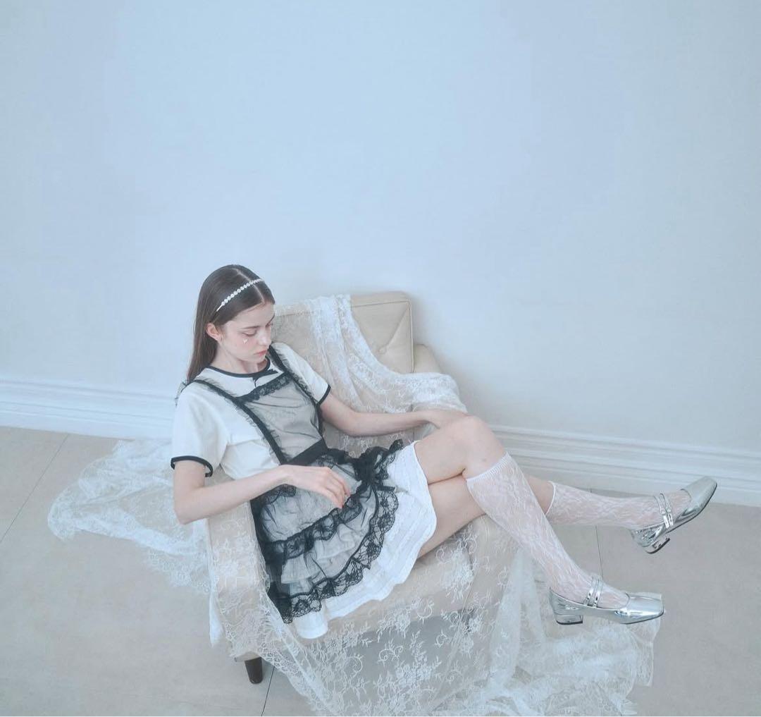 lovilyn 推し活チュールエプロンワンピース ブラック ラビリン　新品未開封