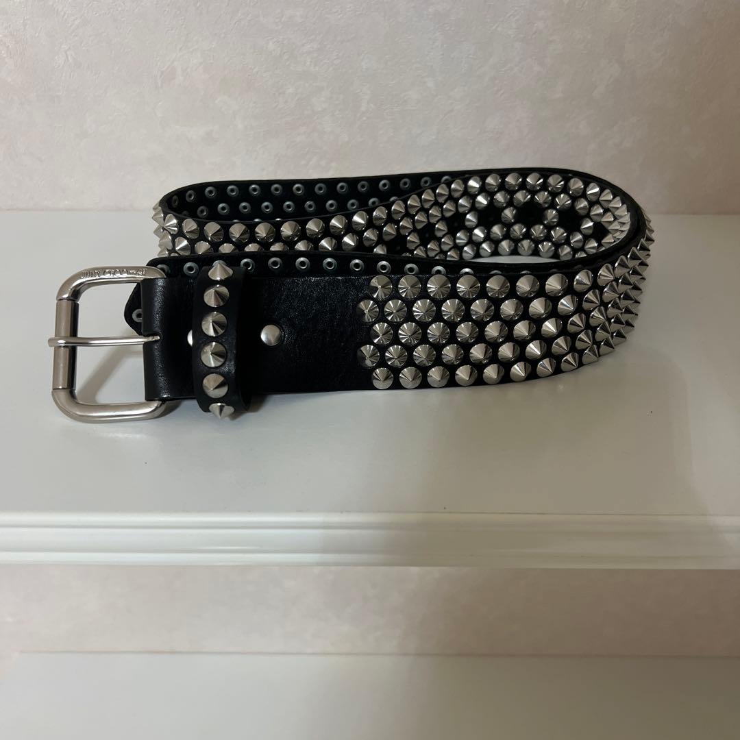 Jimmy Choo× スタッズベルト Mサイズ