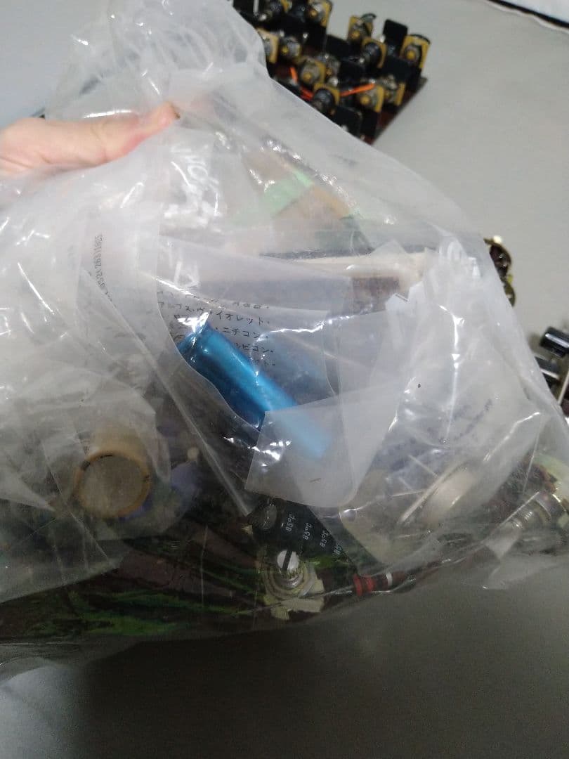 オーディオパーツ トランス コンデンサなど まとめて ジャンク品