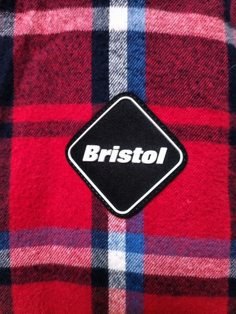 ブリストル　ネルシャツ　チェック　スペルアウト ロゴ