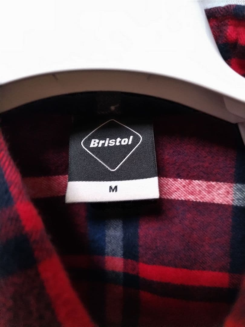 ブリストル　ネルシャツ　チェック　スペルアウト ロゴ