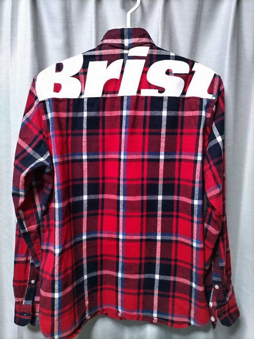 ブリストル　ネルシャツ　チェック　スペルアウト ロゴ