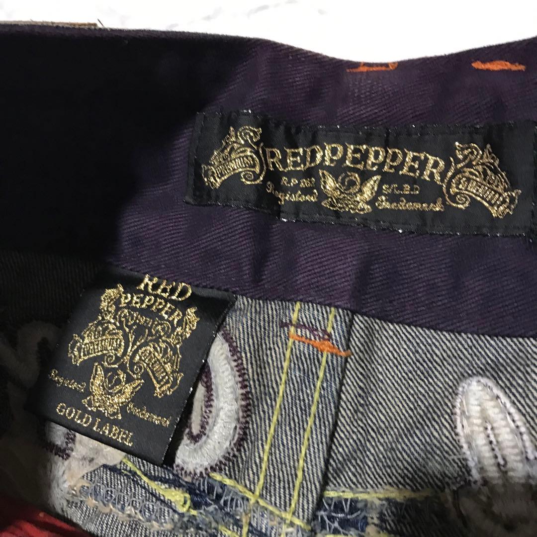 redpepper 平成ギャル Y2K archive 刺繍 スリムジーンズ