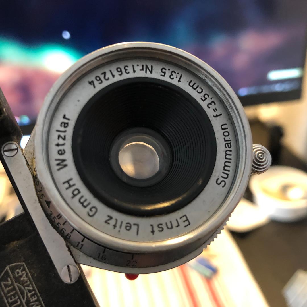 Leica Summaron-M F3.5 35mm 単焦点 眼鏡付きライカ