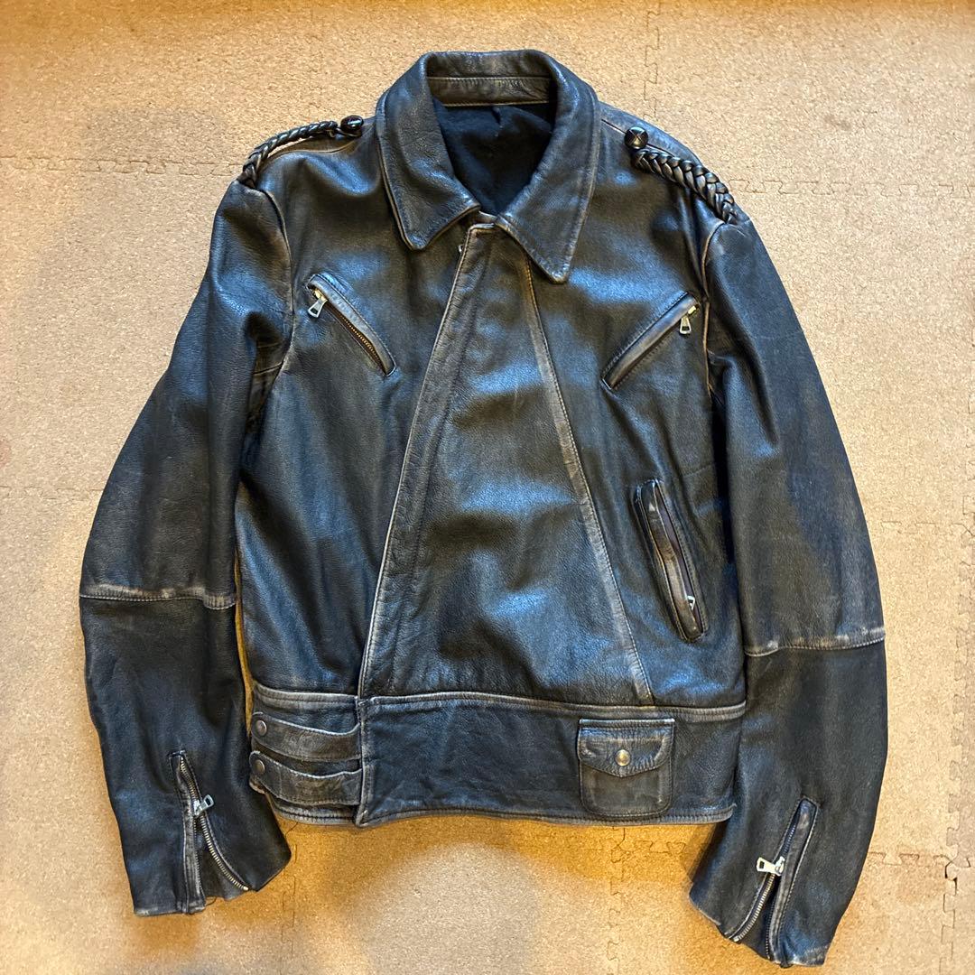マルタンマルジェラ　レザーライダースジャケット