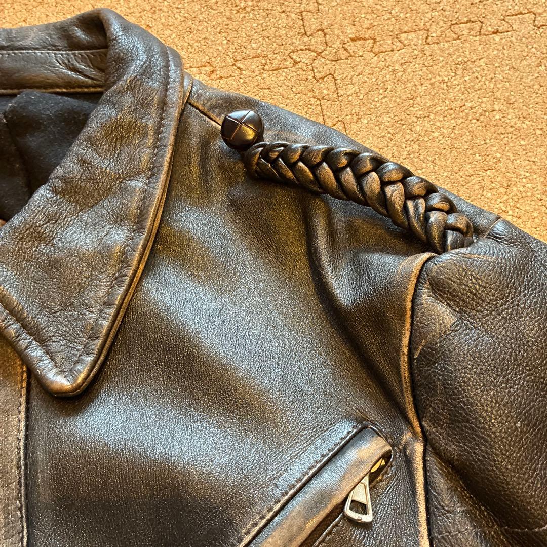 マルタンマルジェラ　レザーライダースジャケット