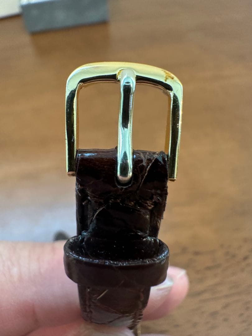 Omega De Ville ゴールド レザー　k18 箱付き